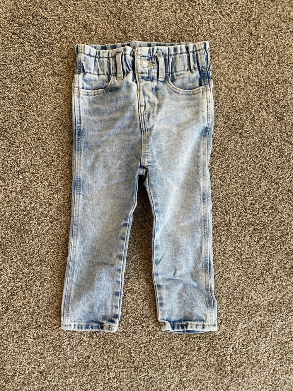 Gap 18-24 month Light Wash Girls Denim Jeans - Classic Light Blue